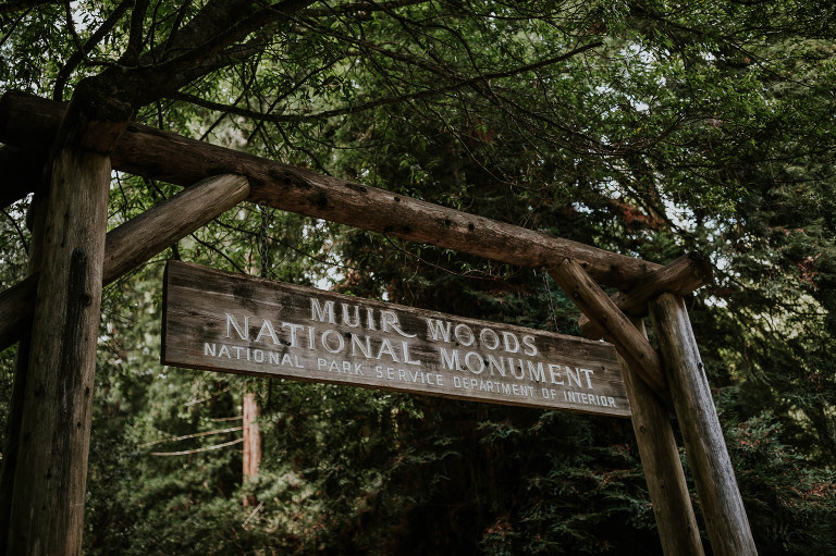 entrance to muir woods national monument